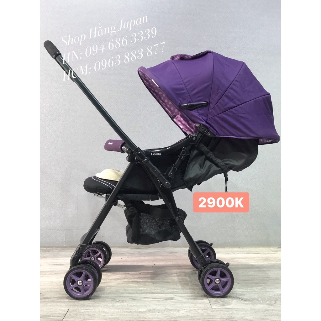 Xe đẩy thanh lý mới 90%Combi Mechacal CZ 400 2 chiều siêu nhẹ cho bé từ 0-36 BH 1 năm