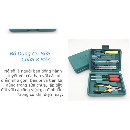 [Mã SR14MAY5 giảm 20K đơn 50K] Bộ Dụng Cụ Sửa Chữa Đa Năng Gia Đình 8 Món