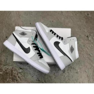 Giầy Jordan 1 xám trắng cao cổ hàng đẹp gía rẻ fullbox