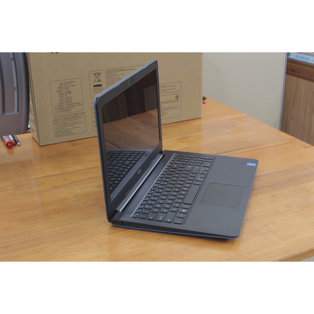 Laptop mỏng nhẹ DELL Inspiron N5547 15.6'' Core I5 2.40GHz 4G 120G SSD [màu bạc, xanh]
