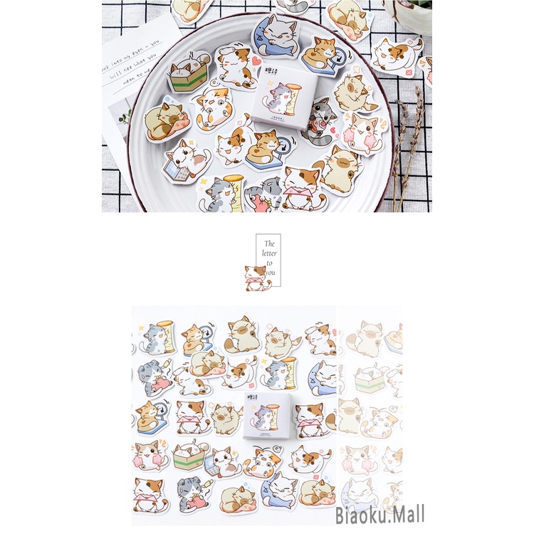 Hộp 45 Miếng Dán Trang Trí Dễ Thương