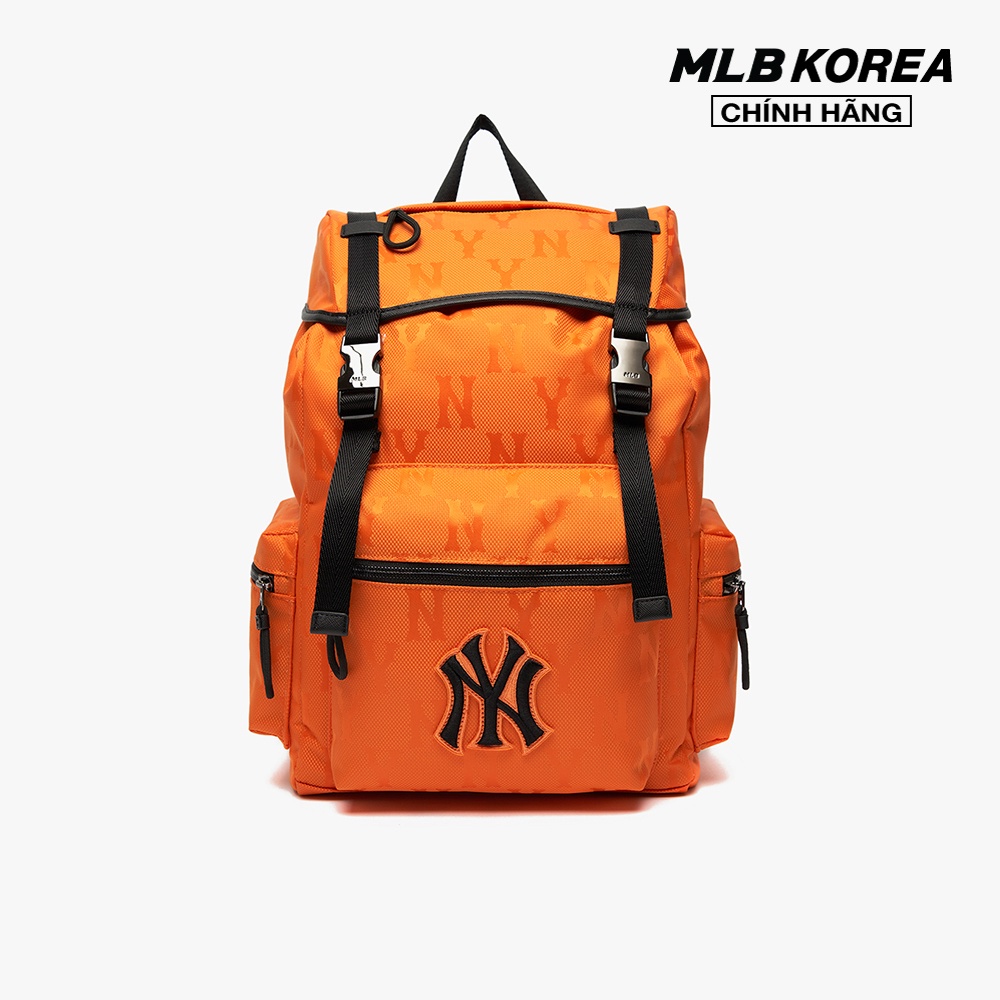 MLB - Balo chữ nhật Monogram Nylon Jacquard 3ABKM021N-50ORS