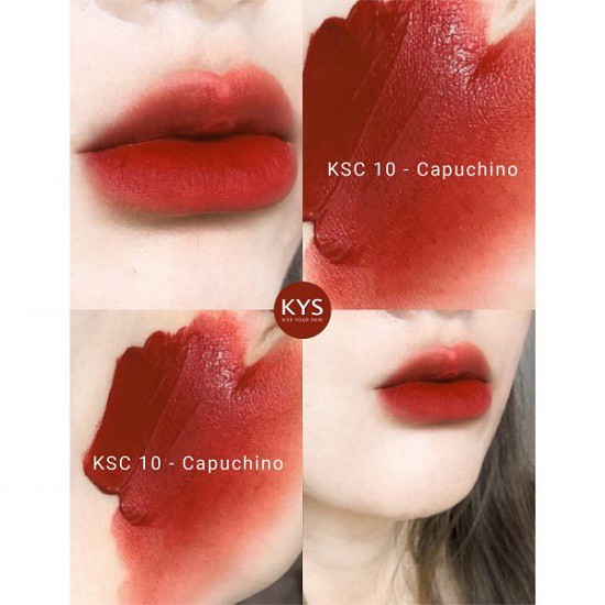 [Son kem Chocolate] Son chocolate không chì chính hãng màu đỏ gạch capuchino | BigBuy360 - bigbuy360.vn