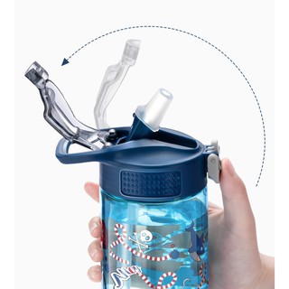 Bình Nước Ống Hút UEK Cao Cấp 500ml
