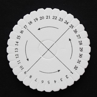 Bộ 2 Đĩa Tròn 10cm Dùng Để Thắt Bím Tóc