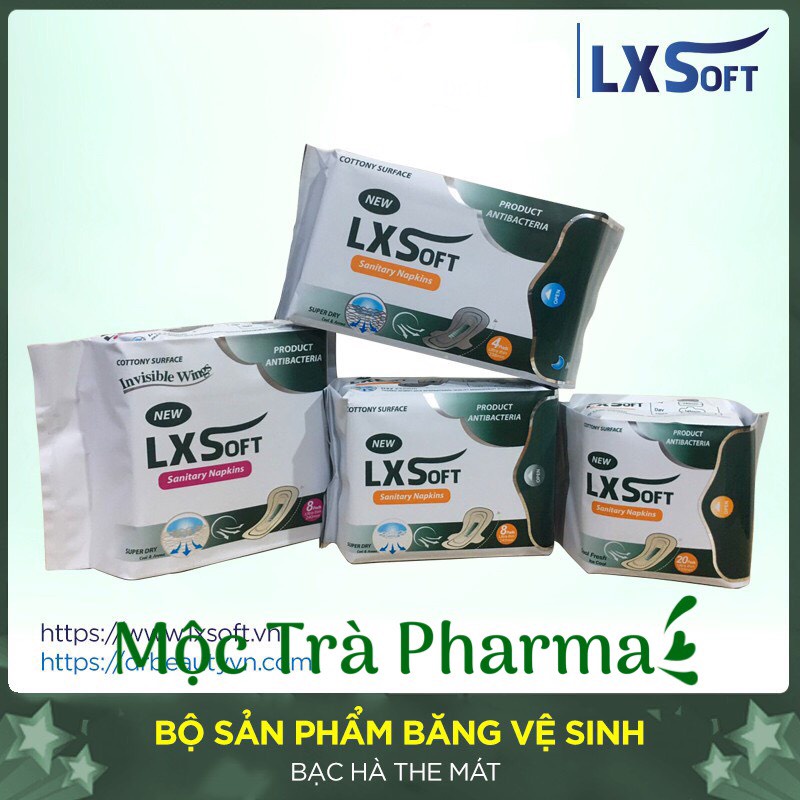 [Nhập Hàn Quốc] Băng vệ sinh kháng khuẩn cao cấp LX Soft siêu thấm