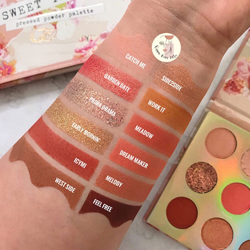 {CHÍNH HÃNG} BẢNG PHẤN MẮT 12 Ô COLOURPOP SWEET TALK, YES PLEASE PRESSED POWDER SHADOW PALETTE