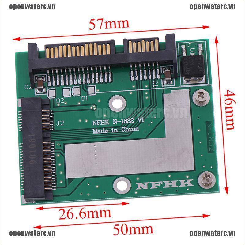 Bảng Mạch Chuyển Đổi OPC mSATA SSD Sang 2.5 '' SATA 6.0Gbps