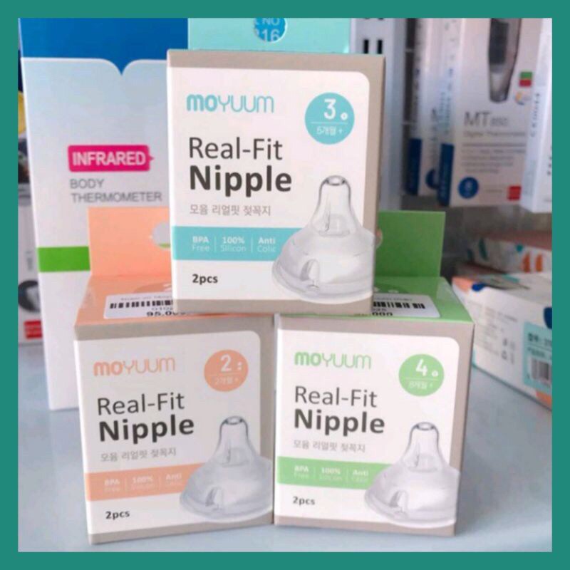 Núm ti tay thế bình Moyuum Hàn Quốc đủ size 1/2/3/4