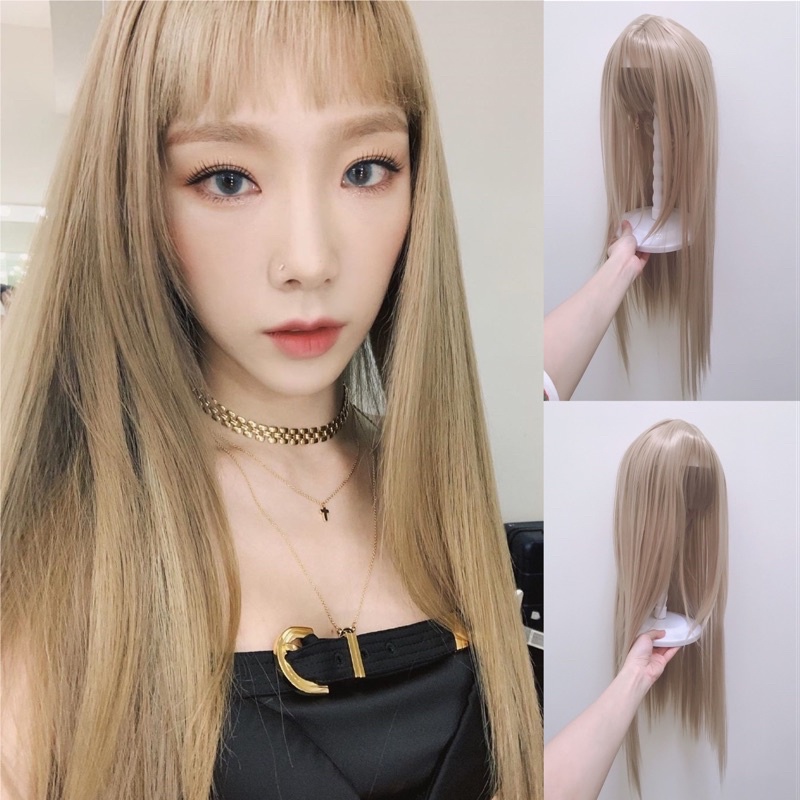 [HÌNH THẬT] TÓC NGUYÊN ĐẦU THẲNG DÀI 60-65cm LƯỚI HOA CAO CẤP