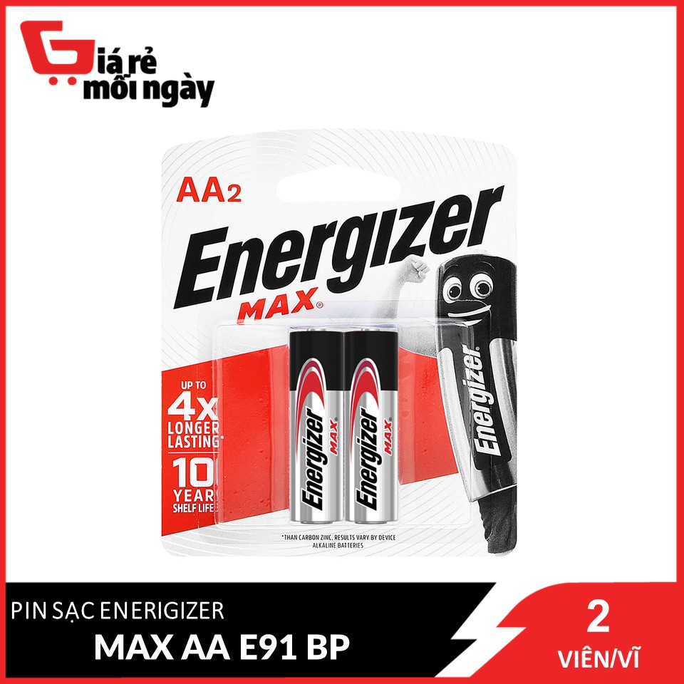 Pin Energizer Max AA E91 BP (Vĩ 2 Pin)