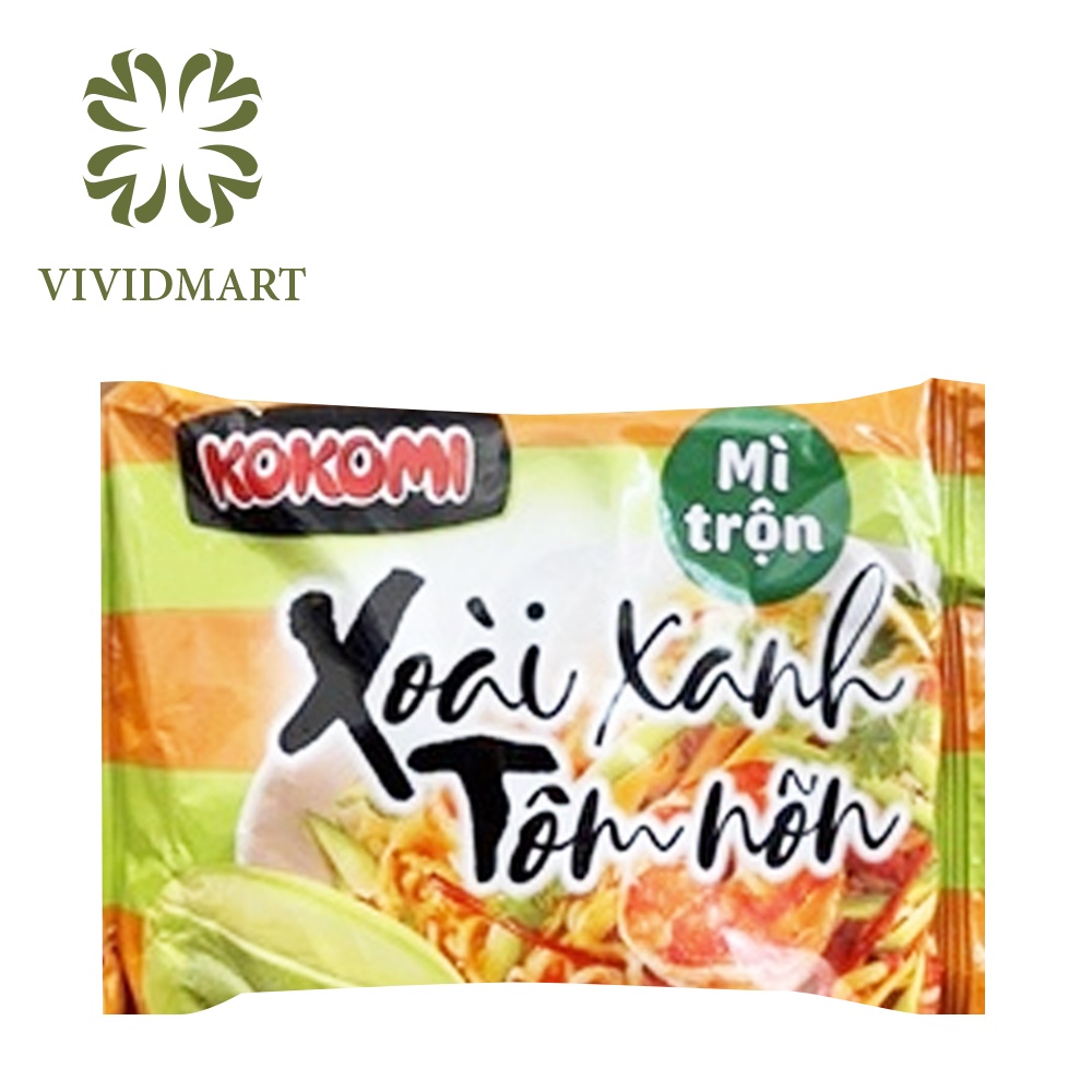 [Gói lẻ] MÌ TRỘN KOKOMI XOÀI XANH TÔM NÕN - GÓI 86G | BigBuy360 - bigbuy360.vn