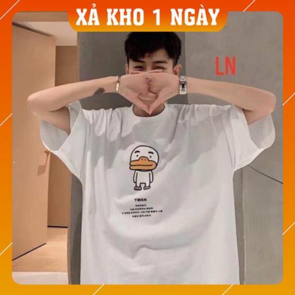 [Mã WARN20 giảm 20k đơn 150k] [HOT TREND] Áo Thun Nam Cổ Tròn, Áo Phông Rộng In Hình Mỏ Vịt FreeSize | BigBuy360 - bigbuy360.vn