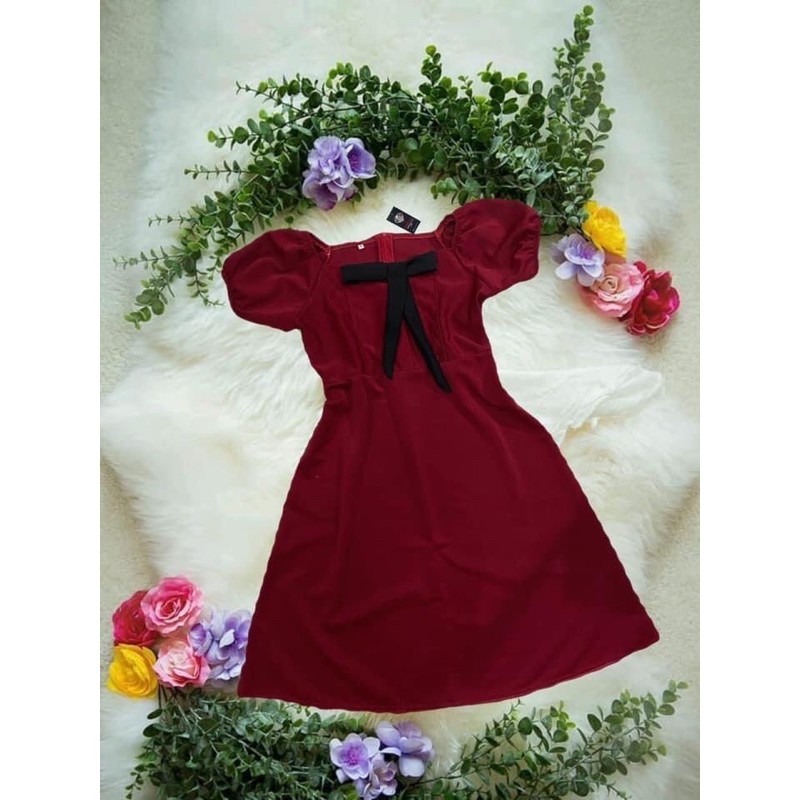 Đầm Maxi nơ Bigsize 60-90 ký, thời trang nữ dành cho khách ngoại cỡ