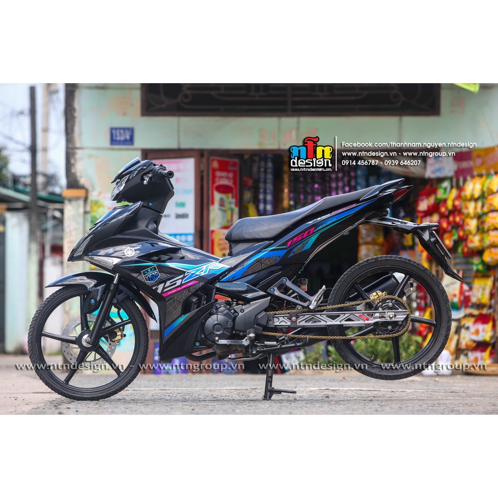 Tem rời exciter 150 7 màu , tem 3 lớp cao cấp ,ảnh thực tế