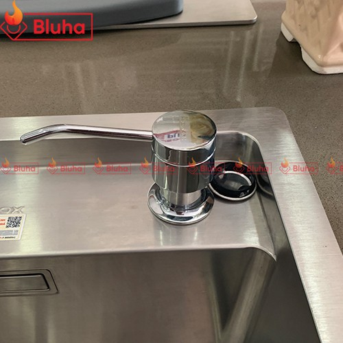 Bình đựng nước rửa chén gắn bồn dung tích 250ml KONOX inox 304 cao cấp