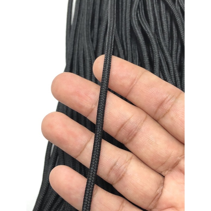 5-&gt;10mét- Dây Dù tròn 3mm xuất khẩu có lõi dùng làm vòng tay paracord, macrame, căng lều cắm trại