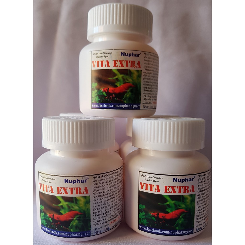 Nuphar Vita Extra - Tăng Cường Vitamin Cho Cá Tép