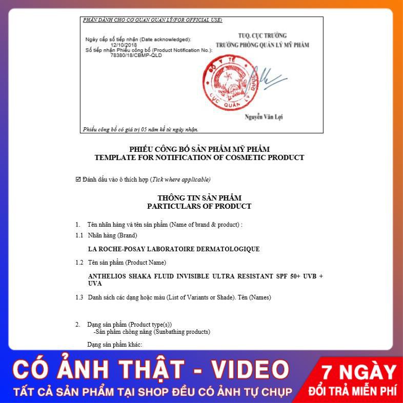 [ CHÍNH HÃNG ]Kem Chống Nắng La Roche Posay dành cho da nhạy cảm 50ml SPF 50+ | BigBuy360 - bigbuy360.vn