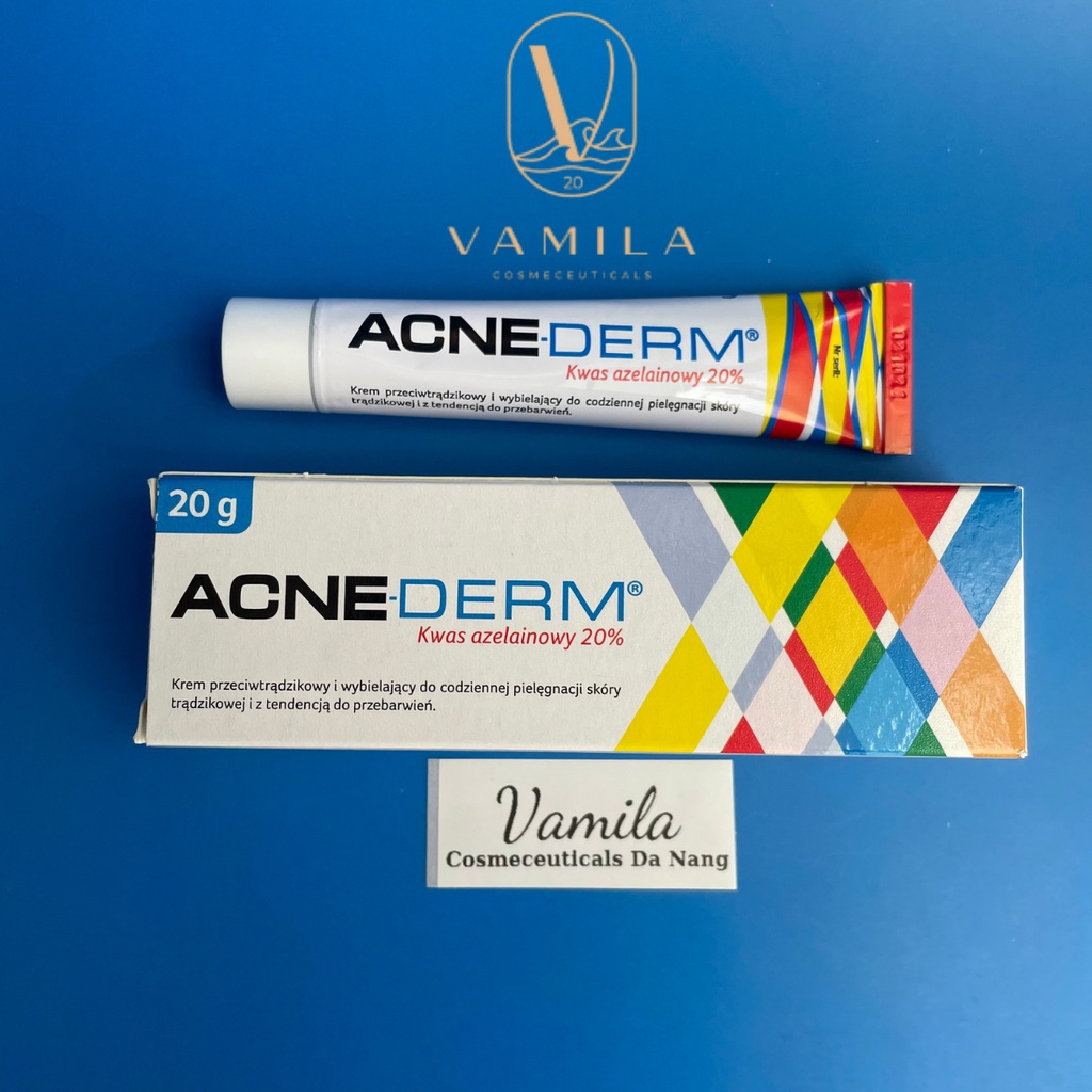 Acne derm 20g Giảm Mụn Thâm Đỏ Sáng Da Hiệu Quả Chính Hãng