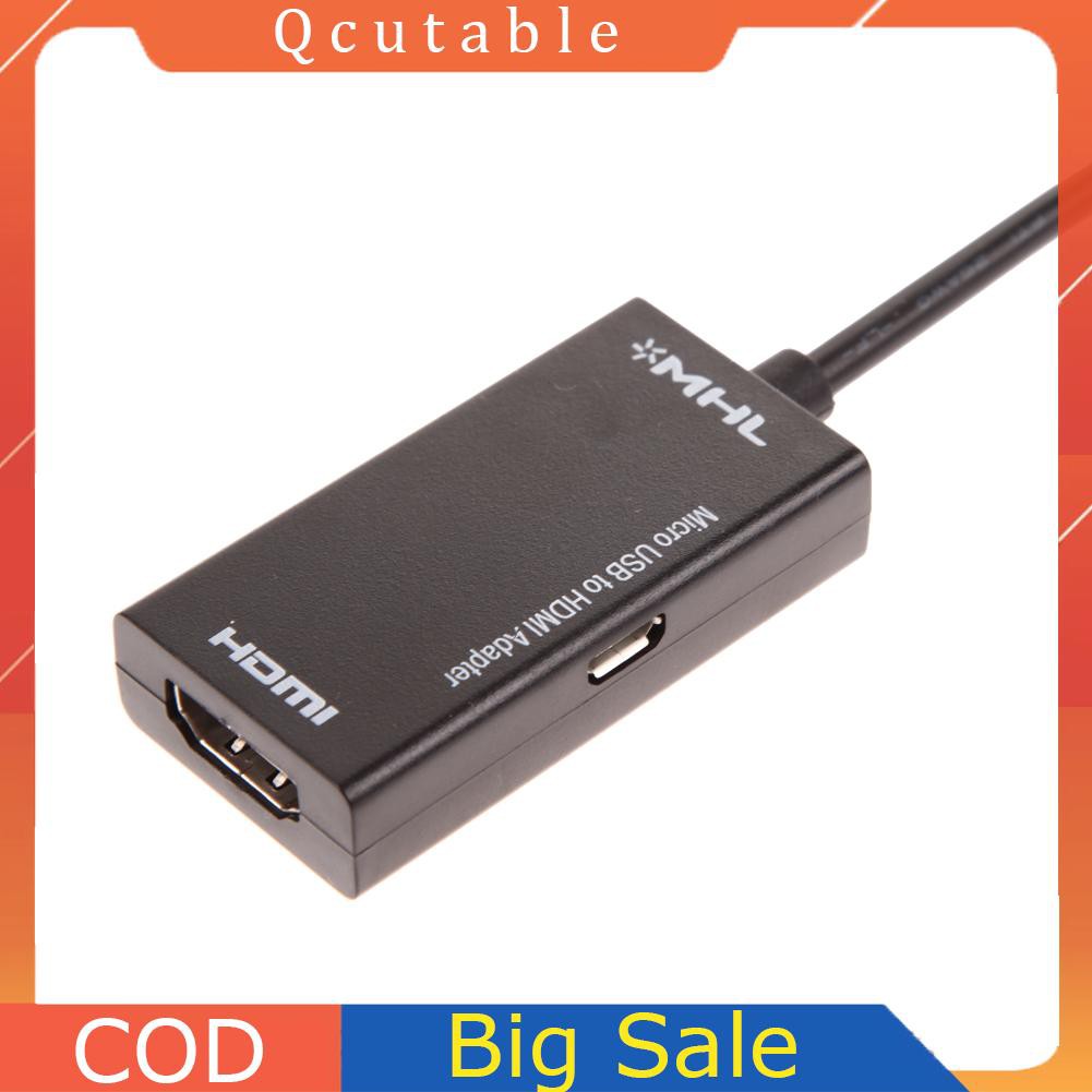 Cáp chuyển đổi MHL Micro USB sang HDMI A/V TV cho HDTV LG HTC SONY SAMSUNG