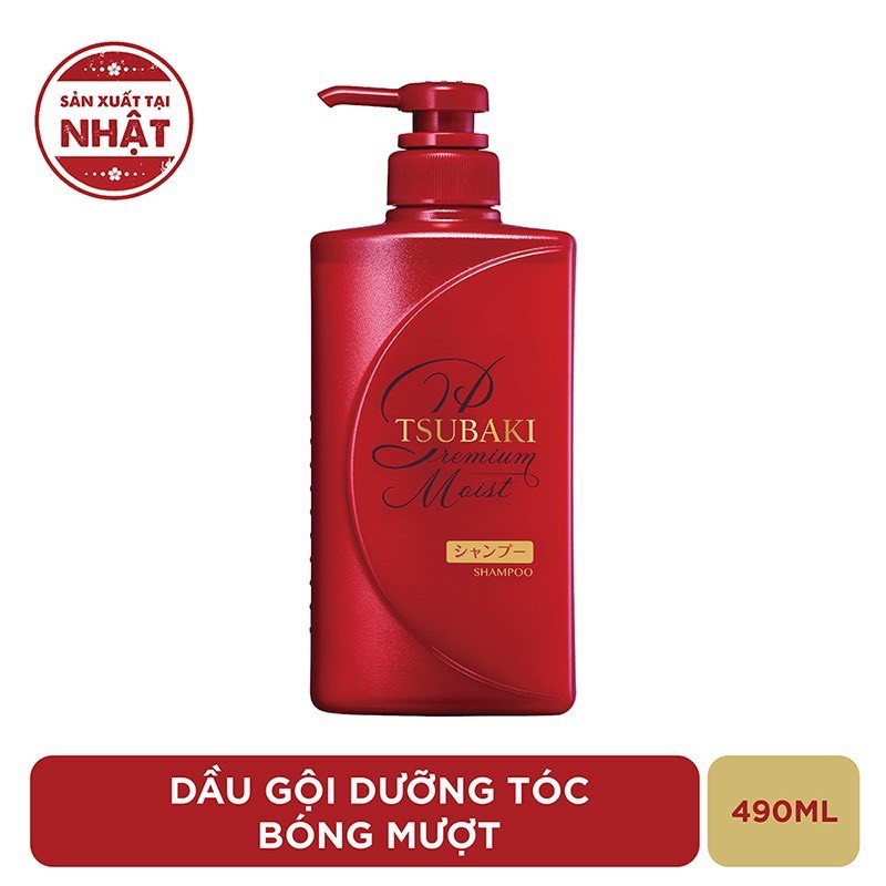 Dầu gội Shiseido Tsubaki Giúp Phục Hồi và Ngăn Rụng Tóc 490ML