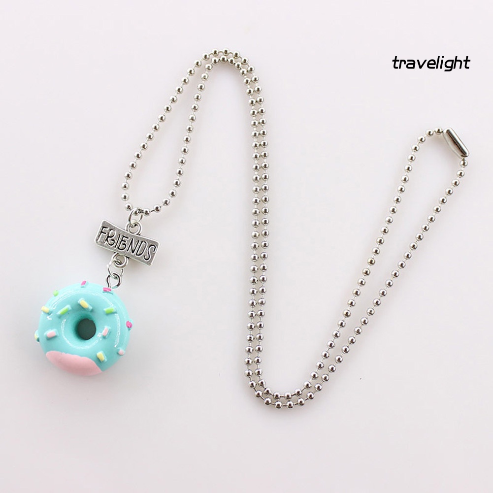 [Travelight] Set 3 Vòng cổ Mặt Hình Bánh Donut Dành Cho Bạn Thân