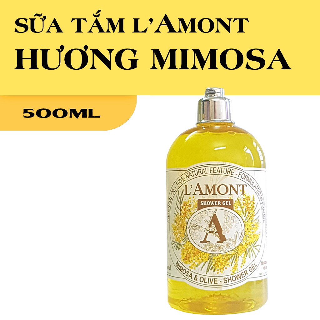 Sữa Tắm LAmont En Provence Hoa Mimosa 500ml/chai