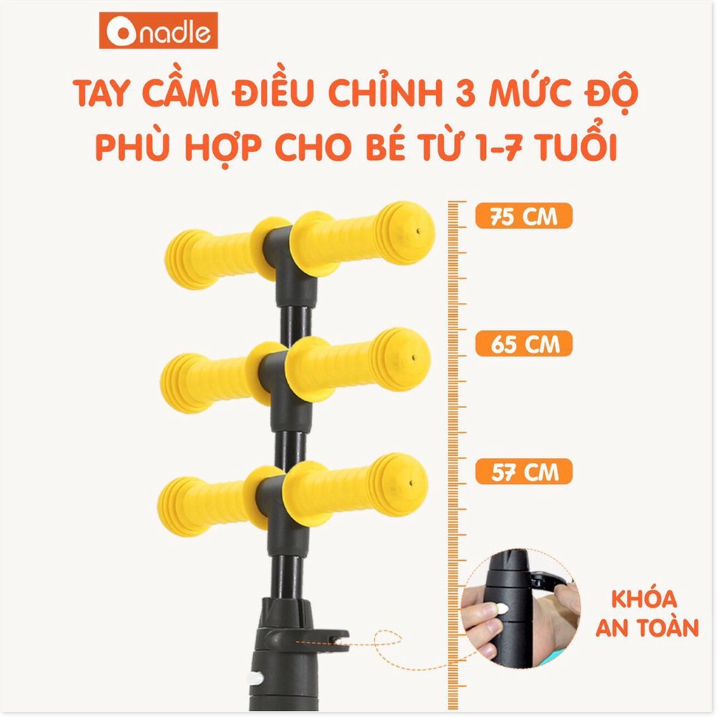 Xe Scooter Trẻ Em Cao Cấp - Nadle 5 in 1