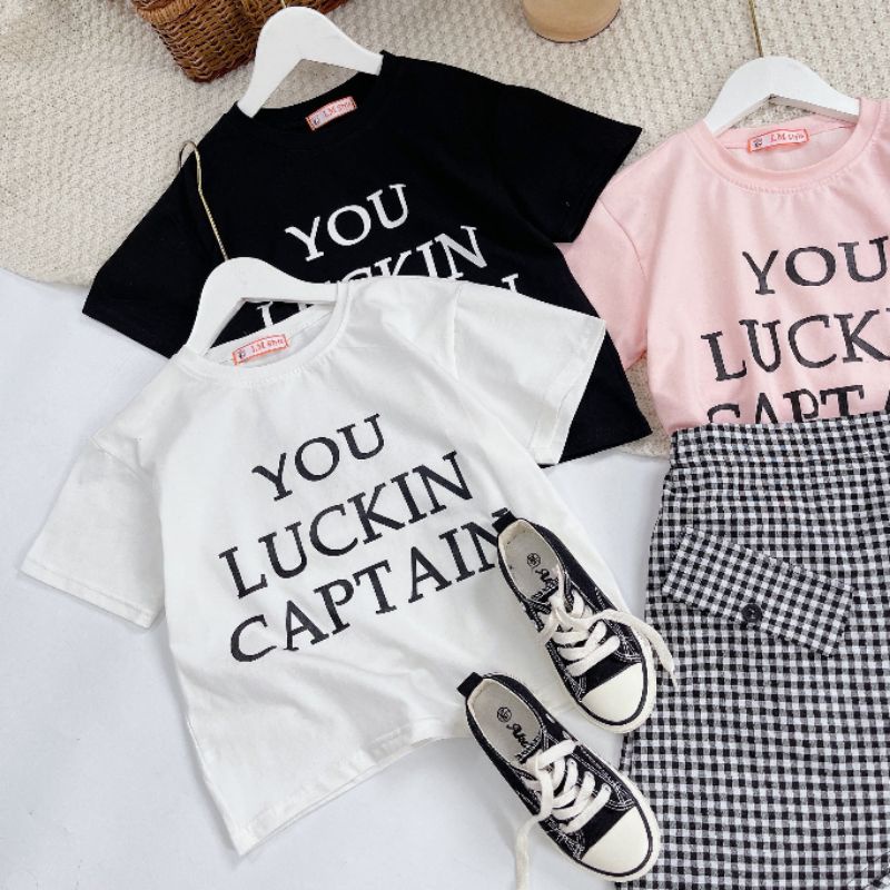 Set áo phông - chân váy cho bé gái đủ size