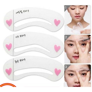 Bộ 3 khuôn kẻ chân mày