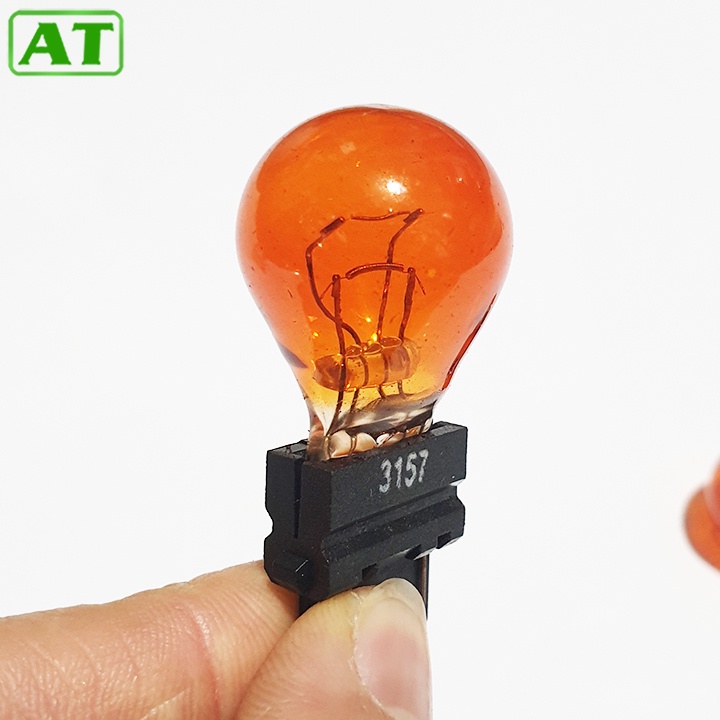 Bóng Đèn Xi Nhan Ô Tô Đui Cắm 3157 2 Tóc 12V 21/5W Màu vàng