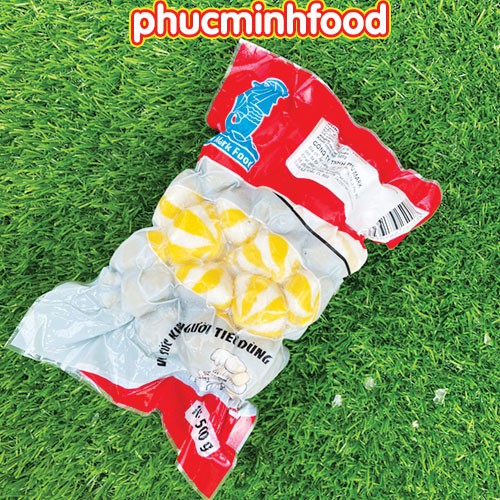 Viên thả lẩu, bánh bao nhân trứng cá sọc surimi, nhím biển hàng Việt Nam  gói 500g