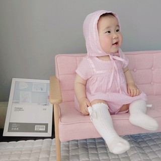 tất vớ nơ dài cho bé gái (0-12 tháng)