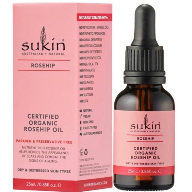 Tinh dầu Sukin Rosehip Oil 25ml - Úc