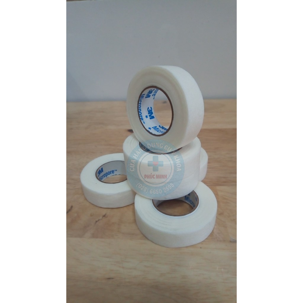 Băng Keo Giấy 3M Micropore/Urgpore Cố Định Mũi Thẩm Mĩ  - Lẻ