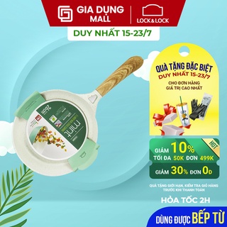 Chảo Nhôm Chống Dính Size 26cm Lock&Lock CCA205 dùng được cho bếp từ - Hàng chính hãng