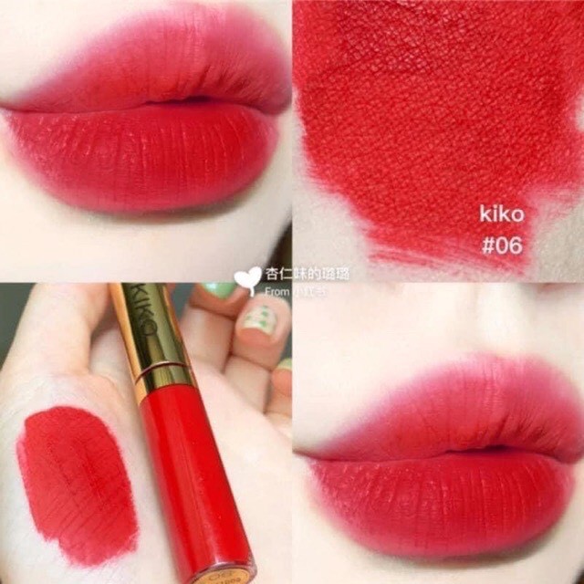 Son Kem Kiko 2 đầu - Sicilian note liquid lip colour duo 06