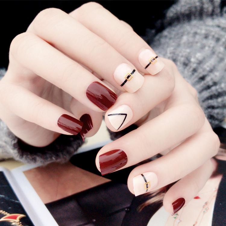 set 24 móng tay giả thời trang cá tính