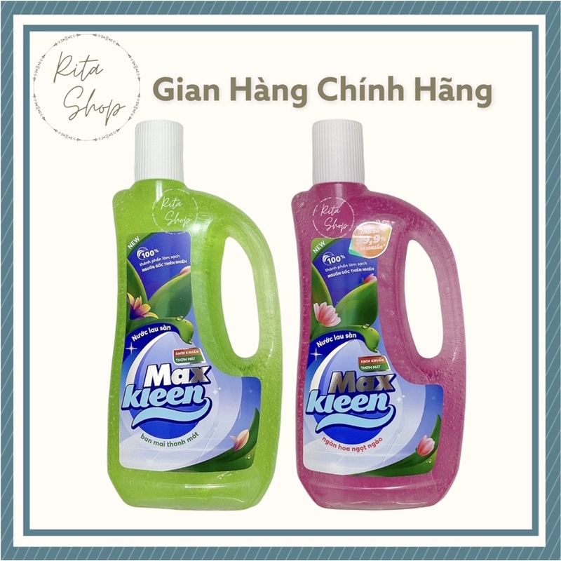 Nước lau sàn Maxkleen chai 1kg