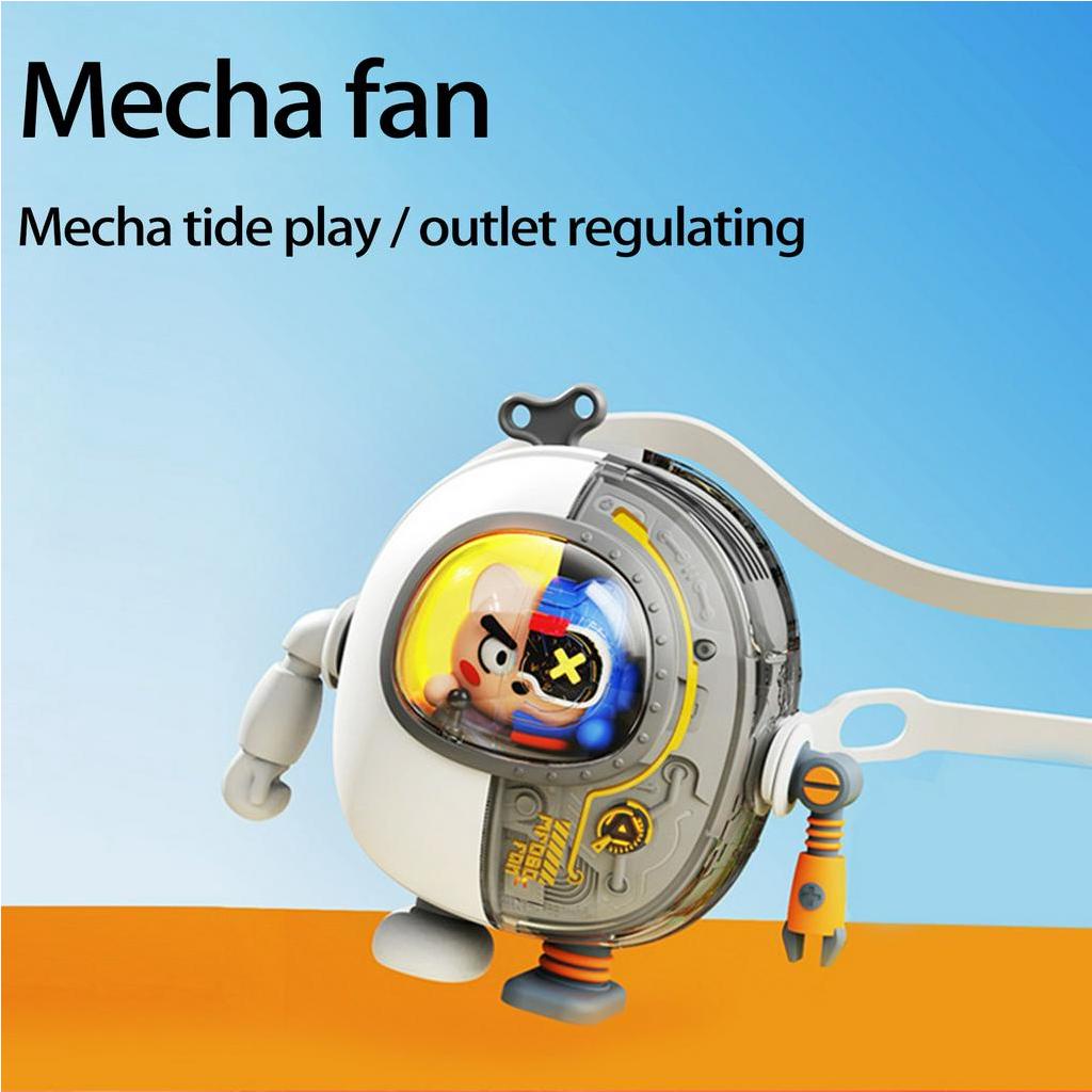 1 Bộ Quạt Làm Mát USB Mini 900mAh 3 Tốc Độ Thiết Kế Đeo Cổ Tiện Lợi