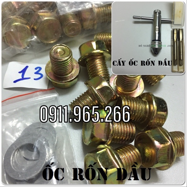 Bộ dụng cụ cấy ren ốc rốn dầu xe máy