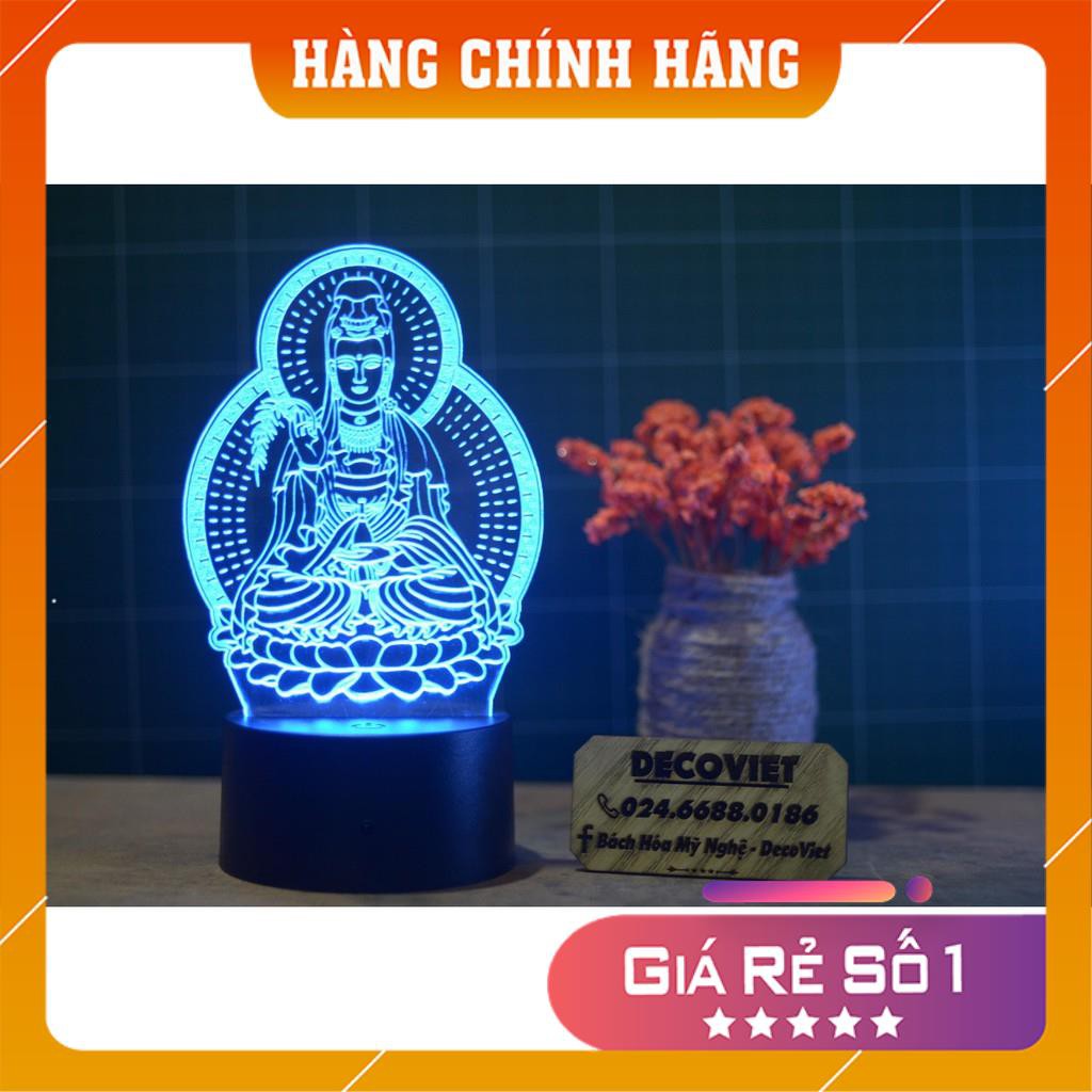 [Đèn Led 3D Hình Phật]  Đèn led 3D Full điều khiển, pin, đế 16 màu 4 chế độ sáng. Bảo hành đổi trả.[Giá Gốc Tận Xưởng]