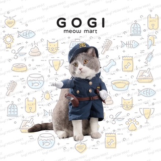 QUẦN ÁO CẢNH SÁT TRƯỞNG, GIAO THÔNG CHO CHÓ - MÈO -  Quần áo thú cưng Gogi Meow Mart