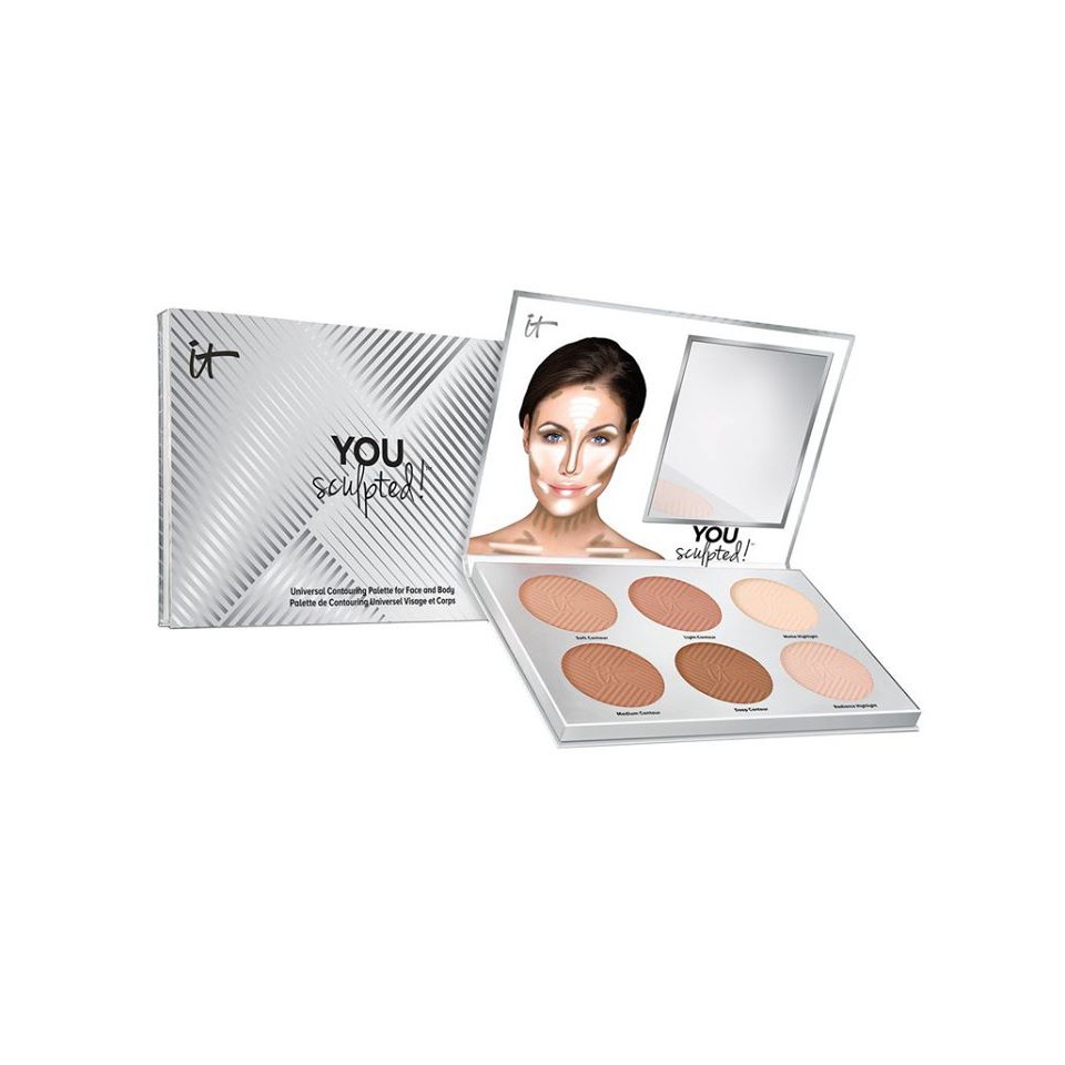 BẢNG PHẤN TẠO KHỐI VÀ BẮT SÁNG CHO MẶT VÀ CƠ THỂ IT COSMETICS YOU SCULPTED UNIVERSAL CONTOURING PALETTE FOR FACE - BODY