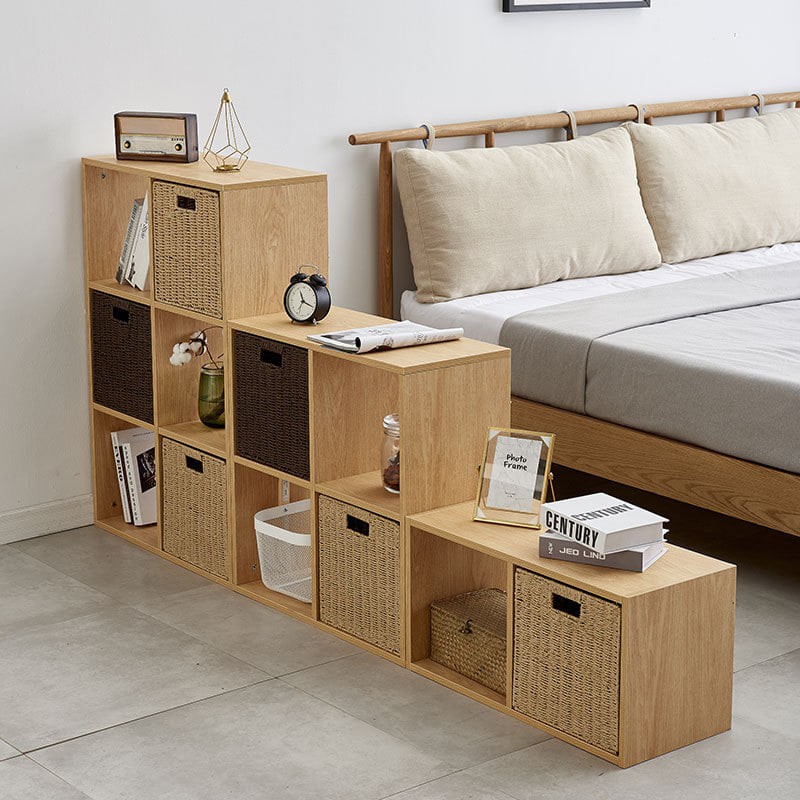 Kệ Gỗ Đa Năng - Kệ Gỗ Tổ Ong Vân Gỗ Nhiêu Tầng Lắp Ghép Cực Tiện Ích