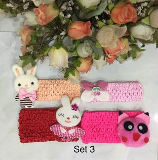 94/- Combo 4 băng đô handmade