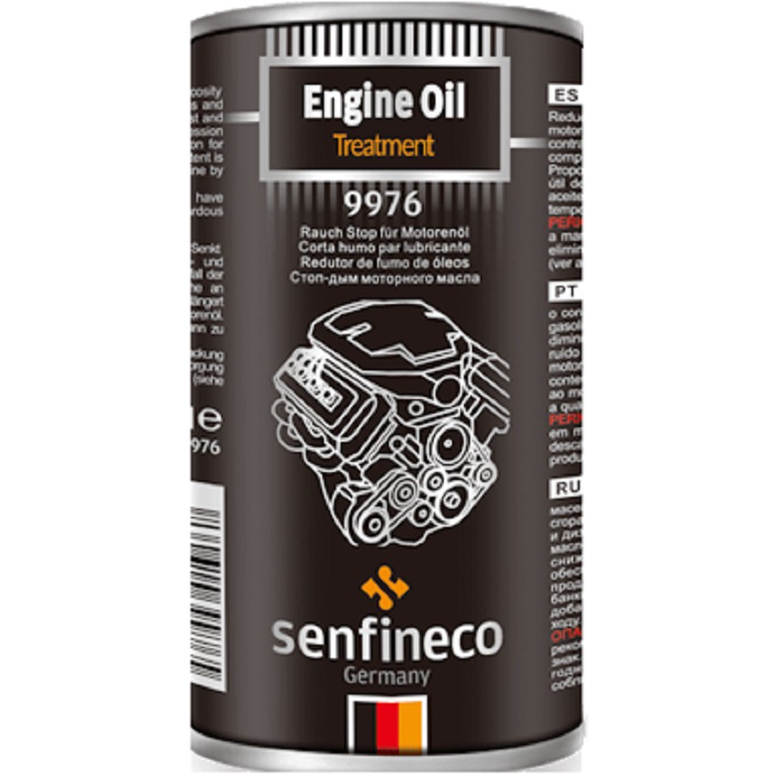 { Phụ Gia Ổn Định Nhớt} Senfineco 9976 – 300ML Engine Oil Treatment bảo vệ độ nhớt , Tăng chỉ số ,Giảm tiếng ồn động cơ.