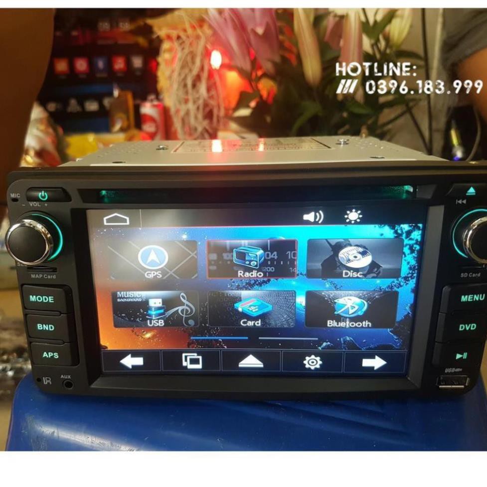 [Giảm giá]  Đầu DVD GPS dẫn đường lắp chung Toyota (Vios, innova, fortuner, Altisl, yaris..) tặng thẻ GPS l