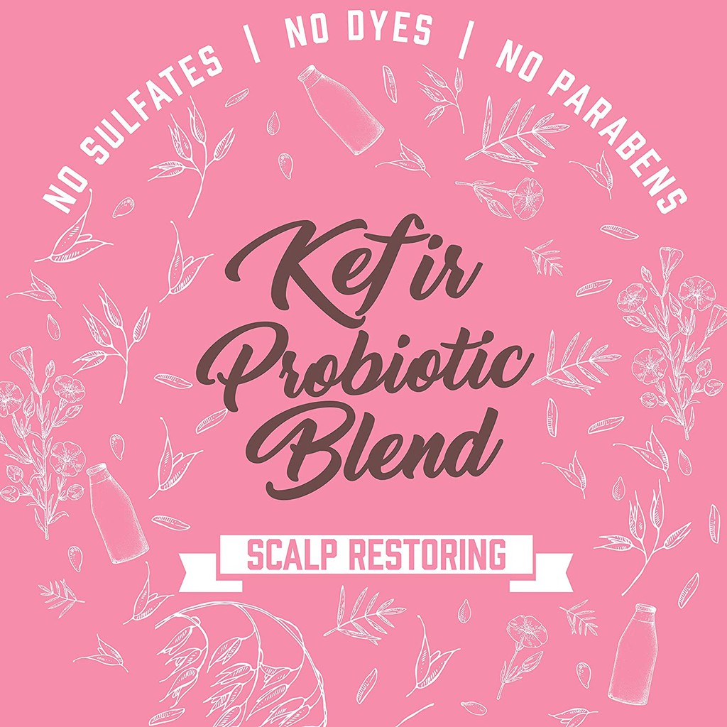 Dầu xả thiên nhiên phục hồi da đầu hư tổn AVEENO Kefir Probiotic Blend Shampoo 354ml (Mỹ)